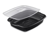 GUILLIN - MARMIPACK MA1000N CARTON DE 200 Boite 1000cc Micro-Ondable Esprit Marmite, Plastique, Noir, 25,4 x 18,7 x 6,8 cm