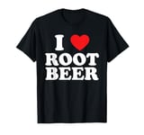 I Heart Root Beer I Love Root Beer Soda Drink T-Shirt