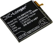 Kompatibelt med Samsung Galaxy S20 Fan Edition, 3.86V, 4400 mAh