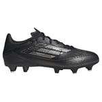 adidas Mixte F50 League Football Boots Soft Ground Chaussures, Core Black/Iron MET/Gold met, 48 EU