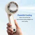 Mini Small Hand Fan 180° Rechargeable Digital Portable Handheld Fan Tool