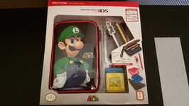 PACK d'Accessoires ((Noir/Rouge)) Luigi ® Nintendo 3DS,3DSXl,New 3DSXL (refNI4)