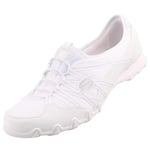 Skechers Women's Bikers Lite Relive Trainers, White, 8 UK