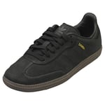 adidas Samba Womens Casual Trainers in Black Gum - 4 UK