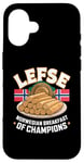 iPhone 16 Lefse Norwegian Breakfast If Champions - Norway Food Case