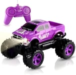 PEBBLE HUG Girls Remote Purple Car, Princess Style Car, Indoor & Outdoor Fun