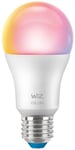 Wiz Connected Full Colour wi-fi BLE LED-pære 8,5W E27 3-pak