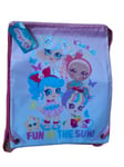 Kindi Kids Trainer Bag KindiKids Gym Bag Pink shopkins kindikids Gym Bag NEW