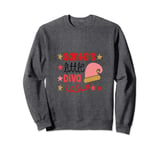 FUNNY SANTA TEE. SANTA'S LITTLE DIVA. CHRISTMAS DIVA, PRETTY Sweatshirt