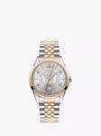 Vivienne Westwood Women's The Wallace Swarovski Crystal Two-Tone Bracelet Strap Watch