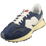 New Balance 327 Unisex Fashion Trainers in Navy White - 9 UK