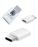 Adaptateur Samsung Micro USB vers USB Type C - Blanc