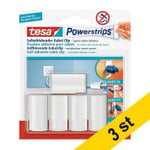 Kabelklämma självhäftande | Tesa Powerstrips | vit | 5st x3