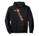 Flute Instrument Christmas Hat Xmas Pullover Hoodie