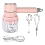 Hand Mixer Cordless Electric Blender Portable Multi-Purpose Food Beater for6775