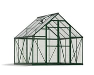 Serre de jardin en polycarbonate Balance vert 2,44 x 2,47 m Canopia by Palram