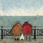 The Art Group Sam Toft Doris Earwigging Canvas Print, Cotton, Multi-Colour, 1.8 x 60 x 60 cm