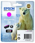 Genuine Epson T2613 Polar Bear Claria Premium Magenta Ink Cartridge 26