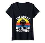 Womens The Art of not Falling down Structural Engineer V-Neck T-Shirt