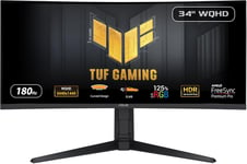 Asus TUF Gaming VG34VQL3A - Ecran PC Esport Gaming incurvé 34"" WQHD (3440 x 1440, 180Hz, 1500R, Extreme Low Motion Blur, Freesync Premium Pro, 1ms GTG, DisplayHDR 400, DisplayWidget Center).[G384]