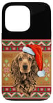 Coque pour iPhone 13 Pro Enjoy Christmas New Year Present T-shirt, Xmas Santa Dog Fun