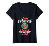 Womens Fitness Sports Rehab - Athletic Trainer V-Neck T-Shirt