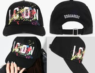 Dsquared2 Icon Splash Cap Baseball Cap Paint-Splatter Hat