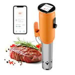 INKBIRD WiFi Sous Vide Machine ISV-101W,1000 Watts Sous Vide Cooker,3D Water Circulation Heating,Smart Cooking alarm,Accurate Temperature,Ultra-Quiet Precision Immersion Circulator With Recipes on APP