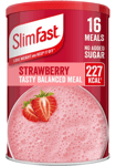 SlimFast Healthy Shake for Balanced Diet Plan, Strawberry Flavour, 16 Servings