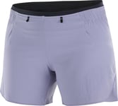 Salomon Women's Sense Aero 5'' Shorts Blue Granite/Clear, M