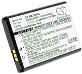 Kompatibelt med Samsung GT-S3030C, 3.7V (3.6V), 650 mAh