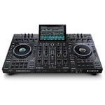 Denon DJ PRIME 4+ Contrôleur DJ autonome avec séparation Stem sur 4 Platines, streaming Wi-Fi, Drop Sampler, écran tactile 10.1", contrôle éclairage