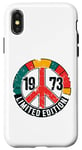 iPhone X/XS Vintage 1973 Retro Peace Symbol 70s Classic Case