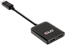 Multi Stream Transport (MST) Hub DisplayPort¿ 1.4 vers DisplayPort¿ Dual Monitor 4K60Hz.[S1382]