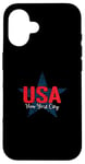 Coque pour iPhone 16 États-Unis New York City Star