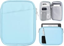 6-7 Pouces Housse Pour Tablette Kindle Paperwhite Et Kindle Colorsoft Signature Edition, Housse Protectrice Avec Pochette Pour Kindle E-Reader/Kindle Oasis, Bleu Bébé[NOU080262]