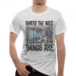 Where The Wild Things Are Unisex Adult Book Cover T-Shirt - M