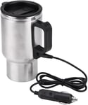 Car Heating Cup, Stainless Steel Travel Heating Cup, Electric Heated Coffee Mug