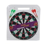 DART BOARD - 8159 TWO PLAYER SPORTS GAME BULLSEYE BULLY DARTS SCORING KIDS ADULT