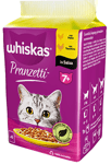 Whiskas Parsa 7 + Poulet Et Dinde En Sauce 6x50 Gr Nourriture Humide Pour Chats