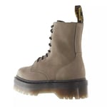 DR MARTENS Mixte 8 Eye Boot, Nickel Grey Milled Nubuck WP, 39 EU