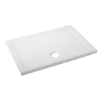 Receveur de douche céramique traditionnelle Gamme PRO SANINDUSA 100x80 Waterline couleur blanc