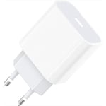 PH26 20W snabbladdare + USB-C-kabel Kompatibel för Motorola Edge 50 Fusion LATAM (laddarpaket + 1M kabel)