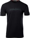 Aclima Aclima Men's LightWool 140 Classic Tee Logo Jet Black XL, Jet Black