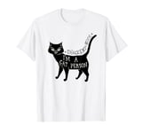 Hocus Pocus Thackery Binx I'm A Cat Person T-Shirt