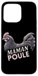 Coque pour iPhone 15 Pro Max Humour Poule Femmes Jardin Poules