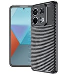 Xiaomi Poco X6 5G Carbon Fibre Case Black