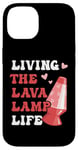 Coque pour iPhone 14 Lampe à lave Life Collector années 70 hippie vintage