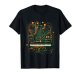 Analogue synthesiser keyboard music modular life T-Shirt