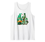 Happy St. Patricks Day For Women With Funny St. Paddys Gnome Tank Top